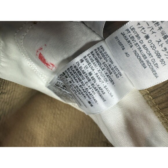 Levi's 314 Jeans Womens 32X30 Shaping Straight Corduroy Stretch Irregul… - Picture 4 of 8